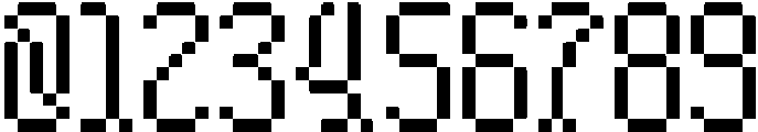 ByteSquare-Regular otf (400) Font OTHER CHARS