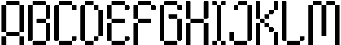 ByteSquare-Regular otf (400) Font UPPERCASE