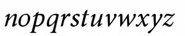 Byington Regular Italic Font LOWERCASE
