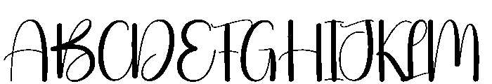 Byebeach Font UPPERCASE