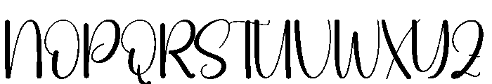 Byebeach Font UPPERCASE