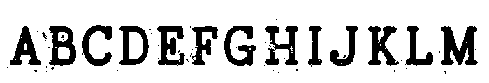 BygonestTypewriter-Demo Font UPPERCASE