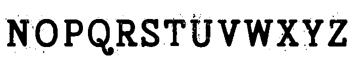 BygonestTypewriter-Demo Font UPPERCASE