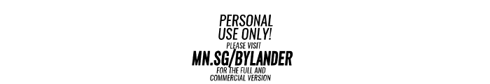 Bylander Italic PERSONAL USE Regular Font OTHER CHARS