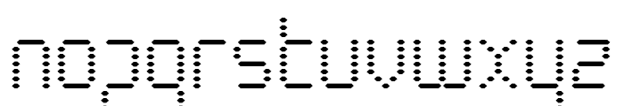 Byte Police Condensed Font LOWERCASE