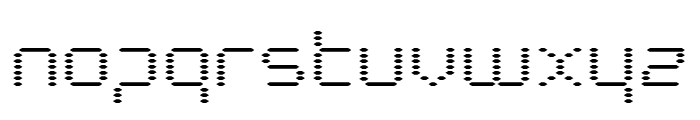 Byte Police Expanded Font LOWERCASE