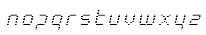 Byte Police Title Italic Font LOWERCASE