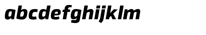 Byker Extra Bold Italic Font LOWERCASE