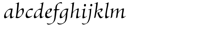 Byngve Italic Font LOWERCASE