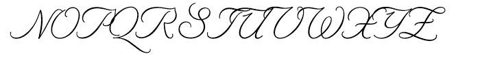 Byron Light Swash Font UPPERCASE