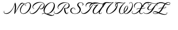 Byron Medium Font UPPERCASE