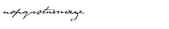 Byron Regular Font LOWERCASE