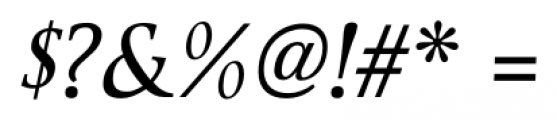 Byington Italic Font OTHER CHARS