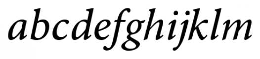 Byington Italic Font LOWERCASE