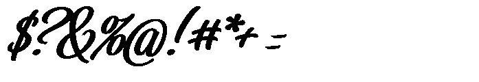 Byliner Script Bold Italic Font OTHER CHARS