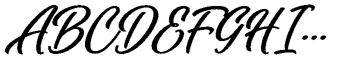 Byliner Script Bold Italic Font UPPERCASE