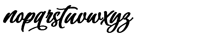 Byliner Script Bold Italic Font LOWERCASE