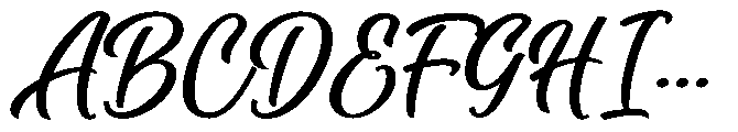 Byliner Script Bold Font UPPERCASE