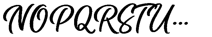 Byliner Script Bold Font UPPERCASE