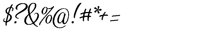 Byliner Script Regular Font OTHER CHARS