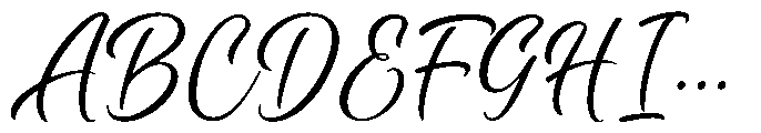 Byliner Script Regular Font UPPERCASE