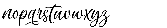 Byliner Script Regular Font LOWERCASE