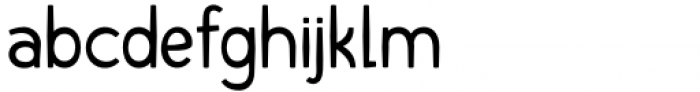 Bylum Regular Font LOWERCASE