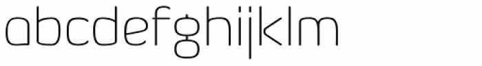 By?m Thin Font LOWERCASE