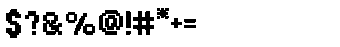 Bynex Bold Font OTHER CHARS