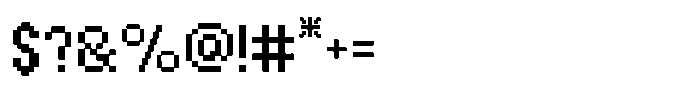 Bynex Regular Font OTHER CHARS