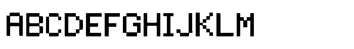 Bynex Regular Font UPPERCASE