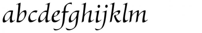 Byngve Italic Font LOWERCASE