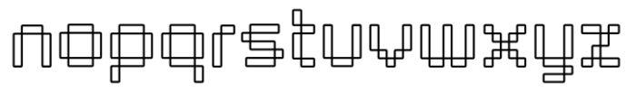 Byte 305 Light Font LOWERCASE