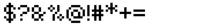 Byte Blast Font OTHER CHARS