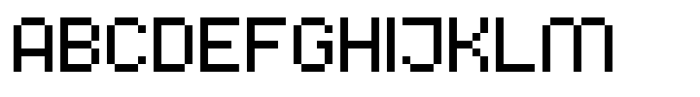 Byte Blast Font UPPERCASE