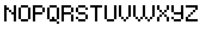 Byte Blast Font UPPERCASE