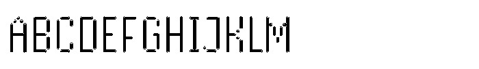 Byte Sans Inline Rounded Font UPPERCASE