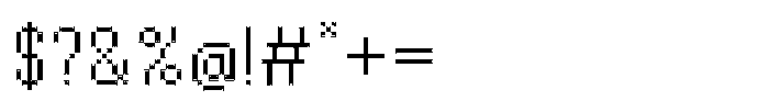 Byte Sans Inline Font OTHER CHARS