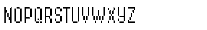 Byte Sans Inline Font UPPERCASE