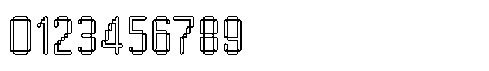 Byte Sans Outline Rounded Font OTHER CHARS