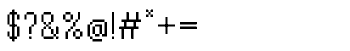 Byte Sans Regular Font OTHER CHARS