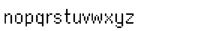 Byte Sans Rounded Font LOWERCASE