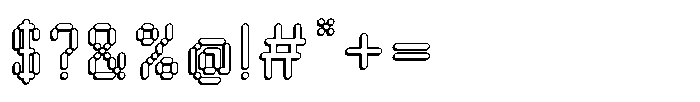 Byte Sans Shadow Rounded Font OTHER CHARS