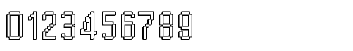 Byte Sans Shadow Font OTHER CHARS
