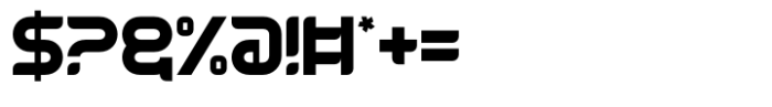 Byte Sharp Font OTHER CHARS