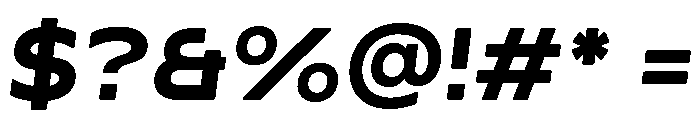 Byrd BoldItalic Font OTHER CHARS