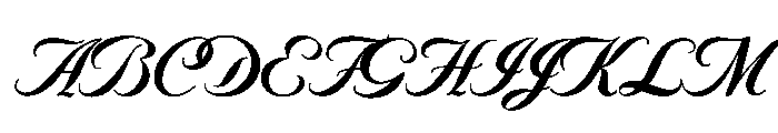 Byron Bold Font UPPERCASE