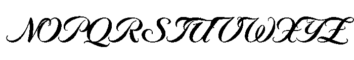 Byron Bold Font UPPERCASE