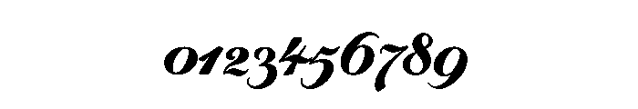 Byron BoldSwash Font OTHER CHARS