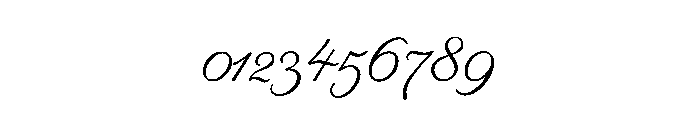 Byron LightSwash Font OTHER CHARS